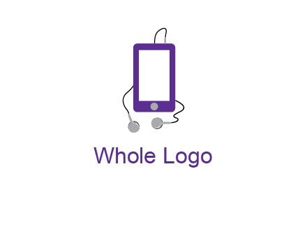 mobile with headphone icon