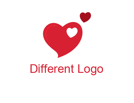 abstract heart logo