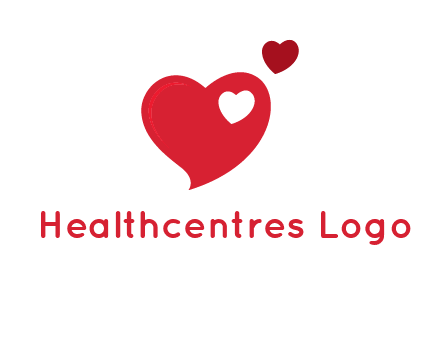 abstract heart logo