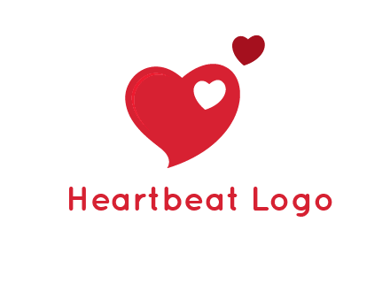 abstract heart logo