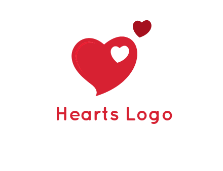 abstract heart logo