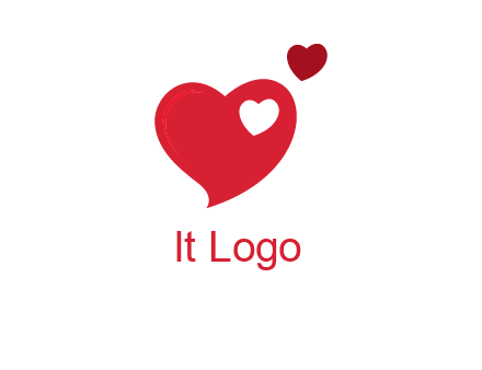 abstract heart logo