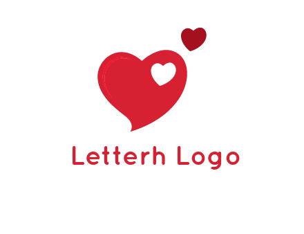 abstract heart logo