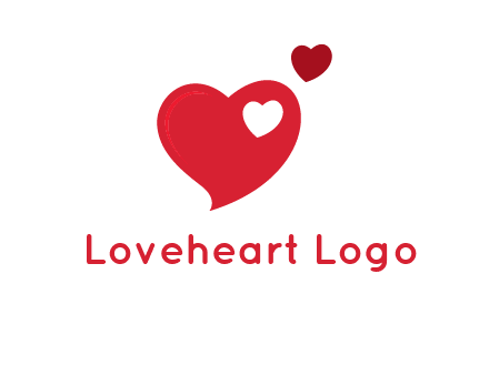 abstract heart logo