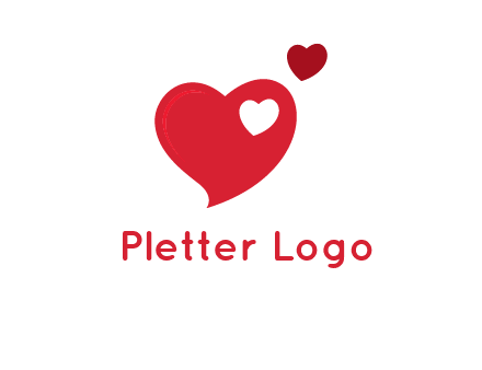 abstract heart logo