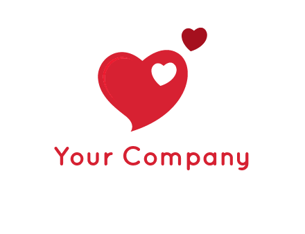 abstract heart logo