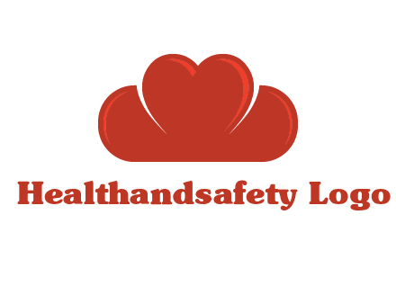 heart shaped cloud logo