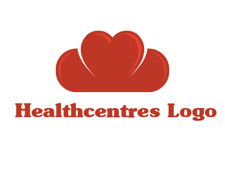 heart shaped cloud logo