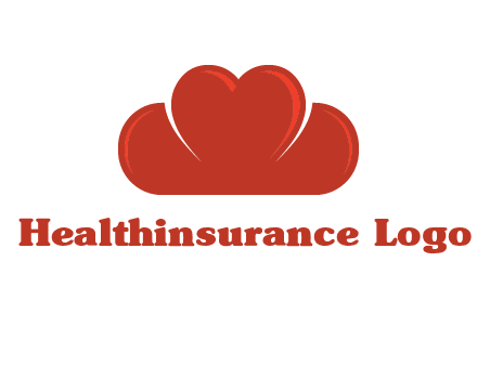 heart shaped cloud logo