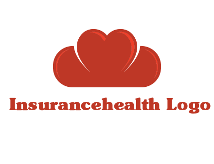 heart shaped cloud logo