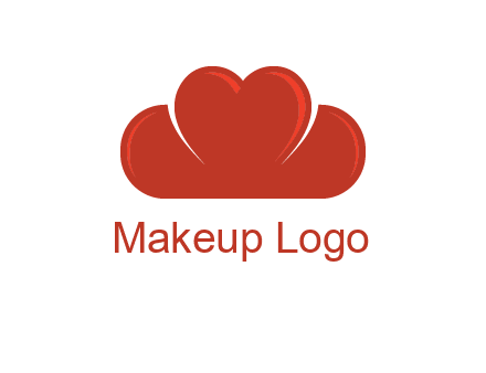 heart shaped cloud logo