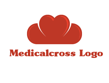 heart shaped cloud logo
