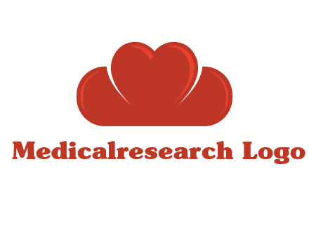 heart shaped cloud logo