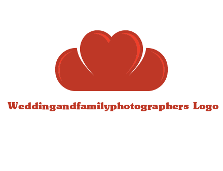 heart shaped cloud logo