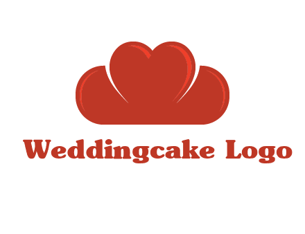 heart shaped cloud logo