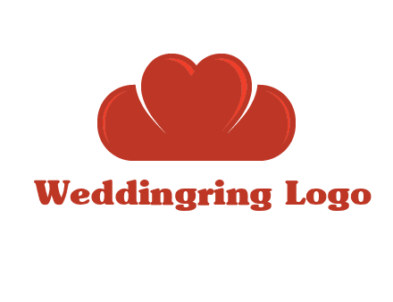 heart shaped cloud logo