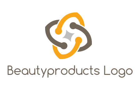 sparkle inside the abstract flower logo