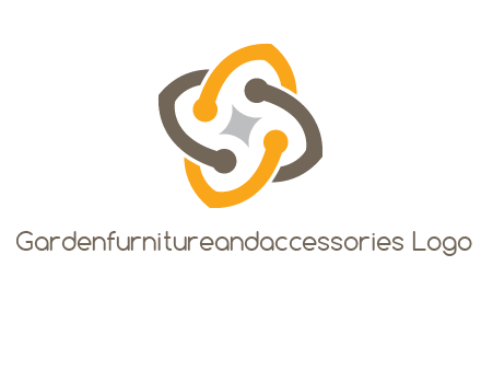 sparkle inside the abstract flower logo