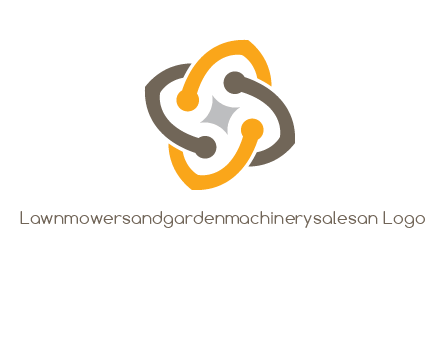 sparkle inside the abstract flower logo