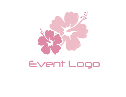 hibiscus flowers logo