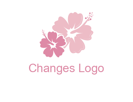hibiscus flowers logo