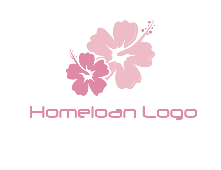 hibiscus flowers logo