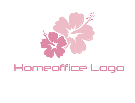 hibiscus flowers logo