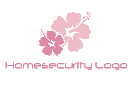 hibiscus flowers logo