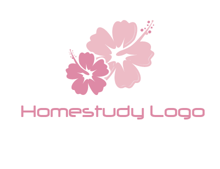 hibiscus flowers logo