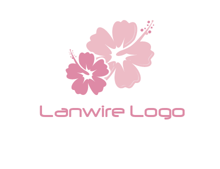 hibiscus flowers logo