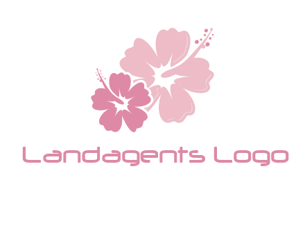 hibiscus flowers logo