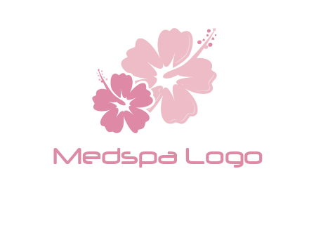 hibiscus flowers logo