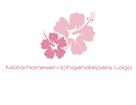 hibiscus flowers logo