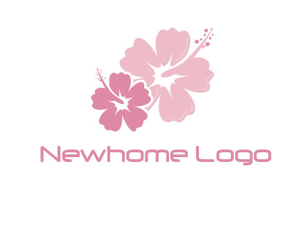 hibiscus flowers logo