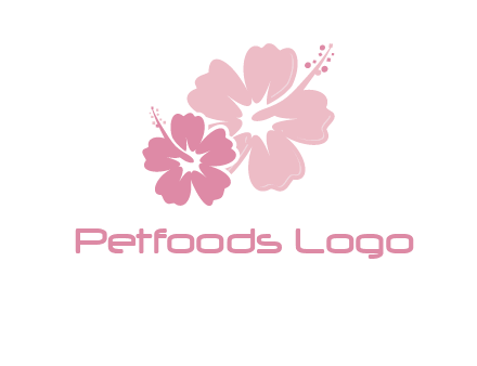 hibiscus flowers logo