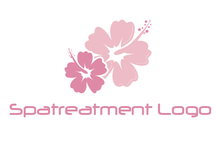 hibiscus flowers logo