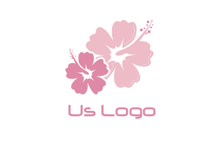 hibiscus flowers logo