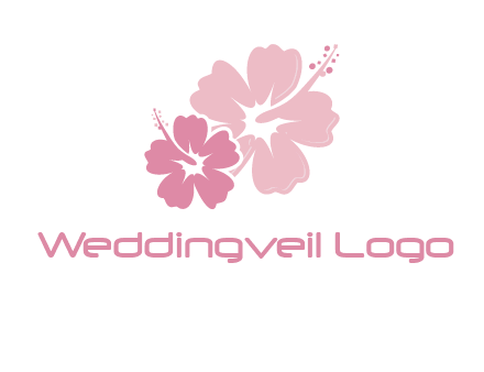 hibiscus flowers logo