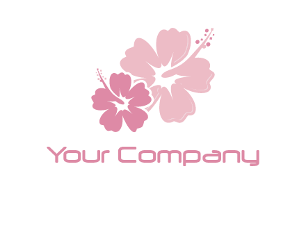 hibiscus flowers logo