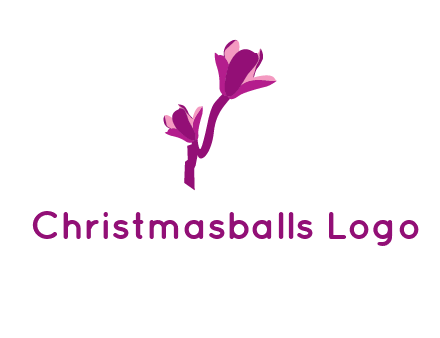 abstract flower logo