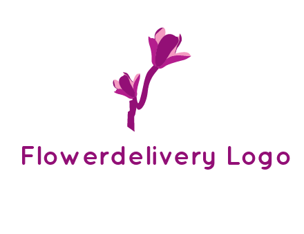 abstract flower logo