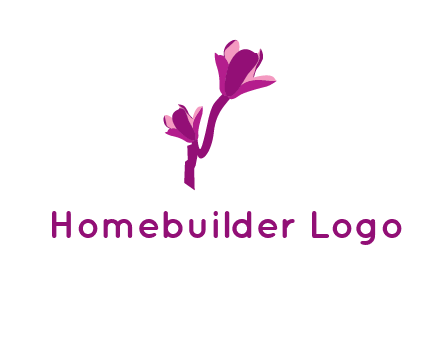 abstract flower logo