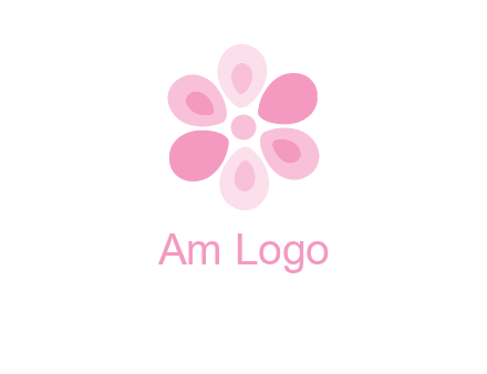 abstract flower logo