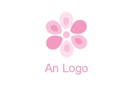 abstract flower logo