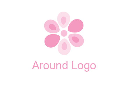 abstract flower logo