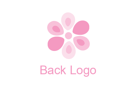 abstract flower logo