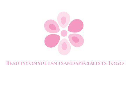 abstract flower logo
