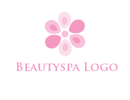 abstract flower logo