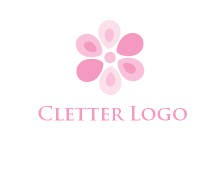 abstract flower logo