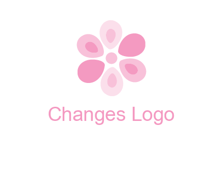 abstract flower logo